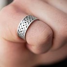 Серебряное кольцо "Морской узел викингов" 112709 от ювелирного магазина Оникс - 5