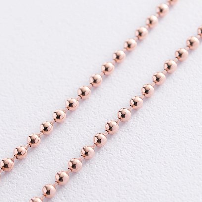 Золотая шариковая цепочка ц00426 №3