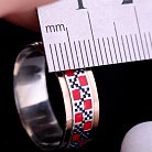 Серебряное кольцо "Украинская вышивка" 715(к) от ювелирного магазина Оникс - 3