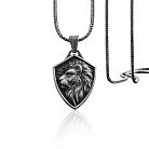 Срібний кулон "Гривистий лев" 133192 от ювелирного магазина Оникс - 3