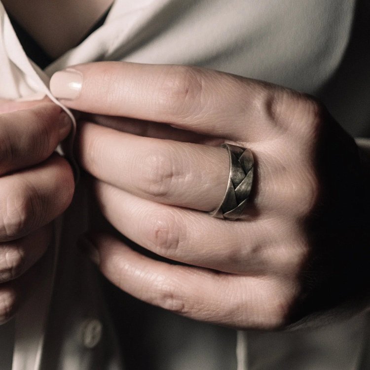 Срібний кубинський перстень 112713 від ювелірного магазину Онікс - 3