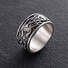 Серебряное кольцо "Японская волна" 7026 от ювелирного магазина Оникс