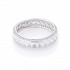 Серебряное кольцо "Комета" с фианитами 112094 от ювелирного магазина Оникс - 1
