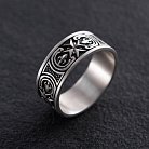 Серебряное кольцо "Оберег Алатырь" 418 от ювелирного магазина Оникс - 5