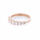 Золотое кольцо (фианиты) к326к от ювелирного магазина Оникс - 1