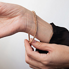 Браслет "Joelle" у червоному золоті б05604 от ювелирного магазина Оникс - 3