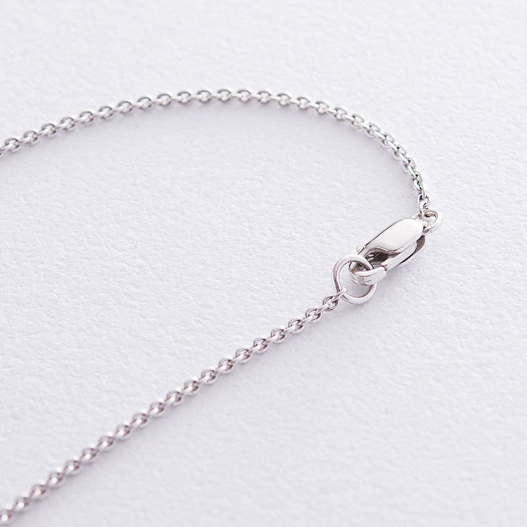 Золоте кольє "Сердечко" з діамантами кол471 - 3 Золоте кольє "Сердечко" з діамантами кол471 від ювелірного магазину Онікс - 3