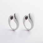 Серебряные серьги "Simone" 123587 от ювелирного магазина Оникс - 1