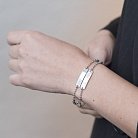 Срібний браслет "Корона" (родій) 141208 от ювелирного магазина Оникс - 2