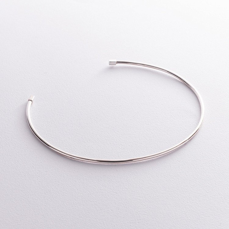 Серебряное колье - чокер (трансформер) 1100N от ювелирного магазина Оникс - 4