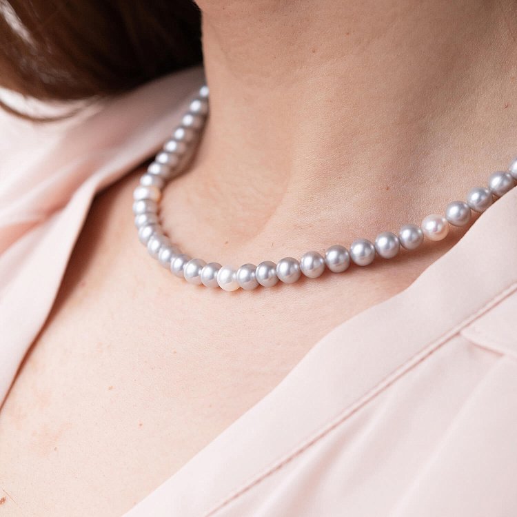 Колье из жемчуга кол00693 от ювелирного магазина Оникс - 2