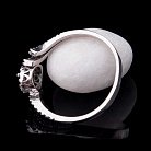 Помолвочное кольцо с бриллиантами и изумрудом км0171 от ювелирного магазина Оникс - 2