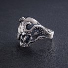Мужское серебряное кольцо "Череп со щупальцами осьминога" 112716 от ювелирного магазина Оникс - 6