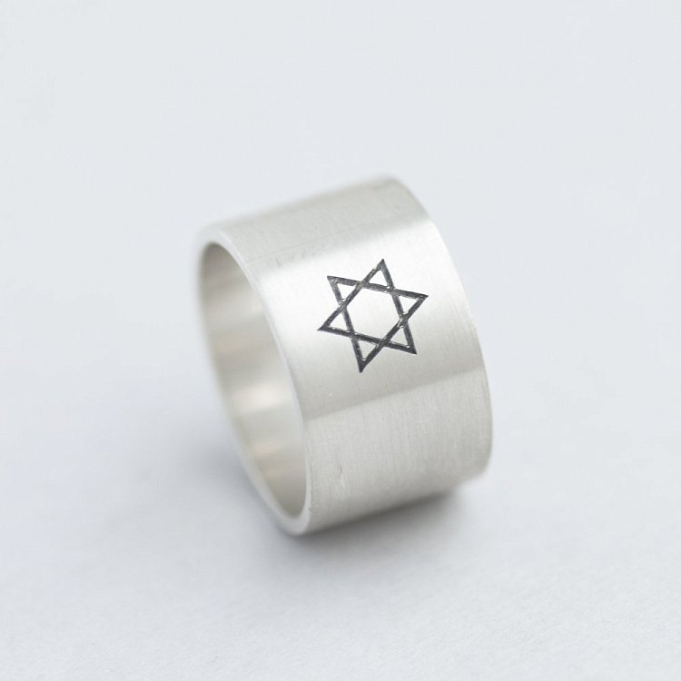 Перстень "Зірка Давида" 112143zvezdadavida від ювелірного магазину Онікс