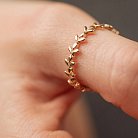 Кольцо "Веточка" в красном золоте к07608 от ювелирного магазина Оникс - 1