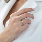 Золотое кольцо с бриллиантами кб03030b от ювелирного магазина Оникс - 3