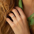 Помолвочное кольцо с бриллиантами (белое золото) 222171121 от ювелирного магазина Оникс - 3