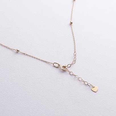 Кольє "Кульки" у жовтому золоті кол02486 №3