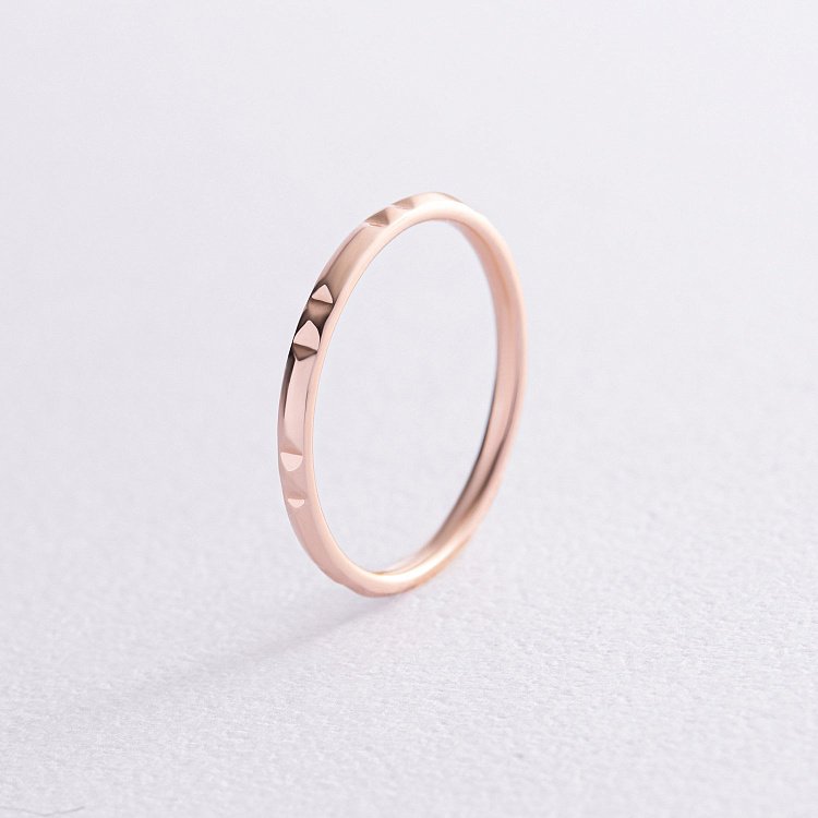 Кольцо "Меган" в красном золоте к07435 Кольцо "Меган" в красном золоте к07435 от ювелирного магазина Оникс