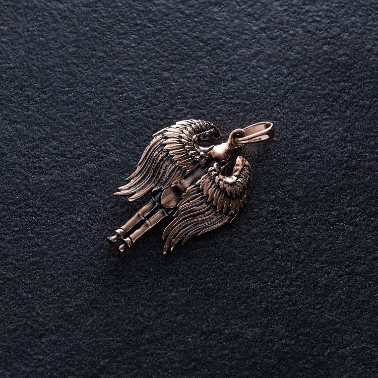 Золотая подвеска "Ангел Хранитель" п03819 от ювелирного магазина Оникс - 8