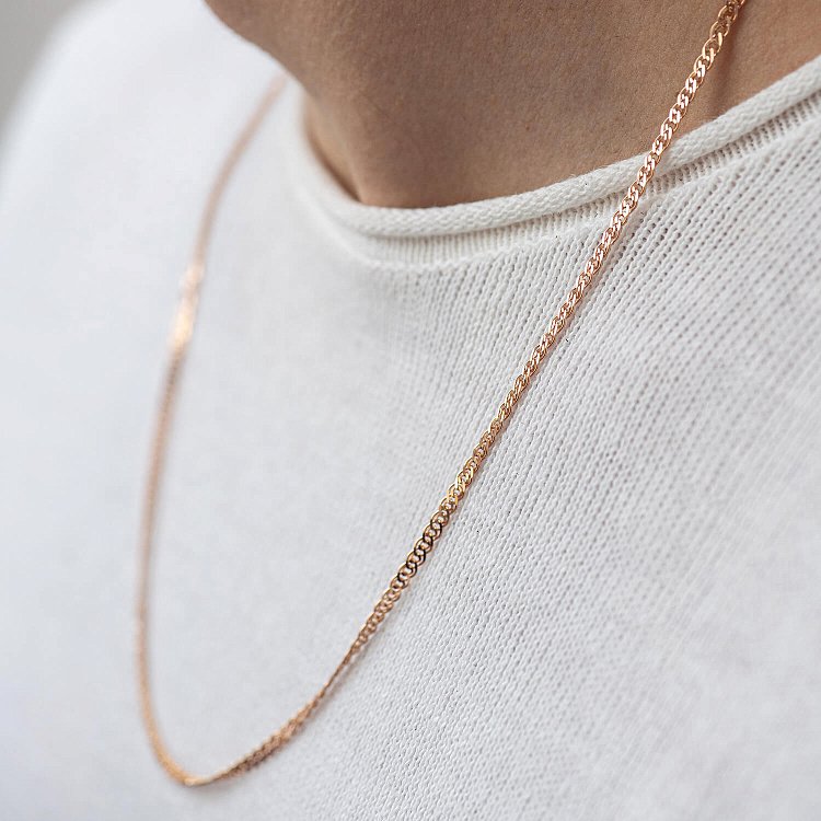 Золотий ланцюжок - Нонна (3 мм) ц00051-3 від ювелірного магазину Онікс - 3