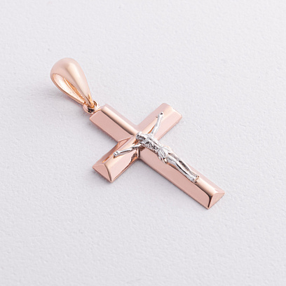 Золотий хрестик "Розп'яття" п04074
