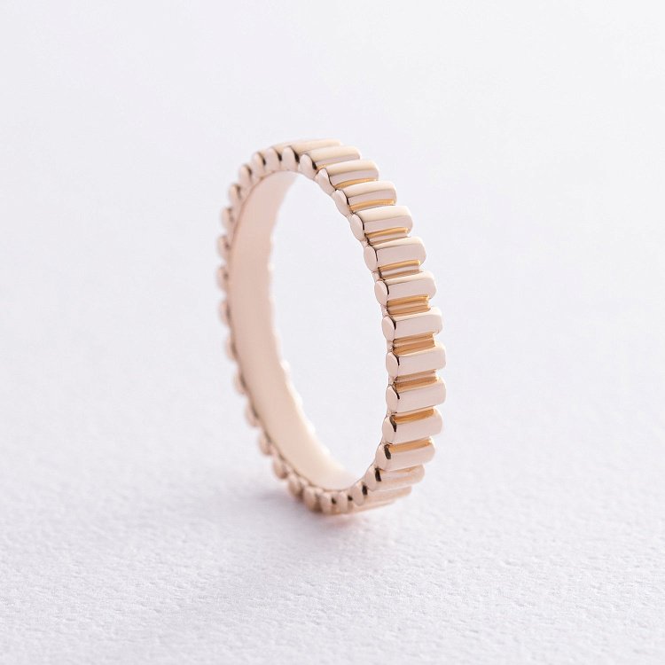 Каблучка "Бріттані" у червоному золоті к07473 від ювелірного магазину Онікс - 10