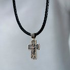 Золотий православний хрест "Розп'яття. Архангел Михаїл" п02759 от ювелирного магазина Оникс - 2