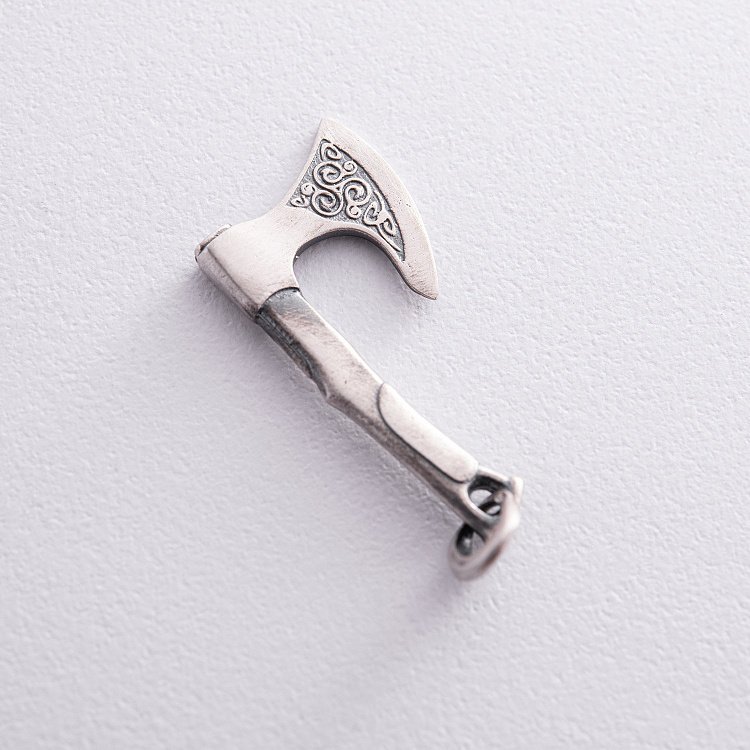 Срібний кулон "Секіра з трискеліоном" 133227 від ювелірного магазину Онікс - 9