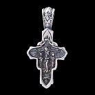 Срібний православний хрестик з розп'яттям 13843 от ювелирного магазина Оникс - 2
