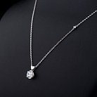 Серебряное колье с фианитами 18258 от ювелирного магазина Оникс - 2