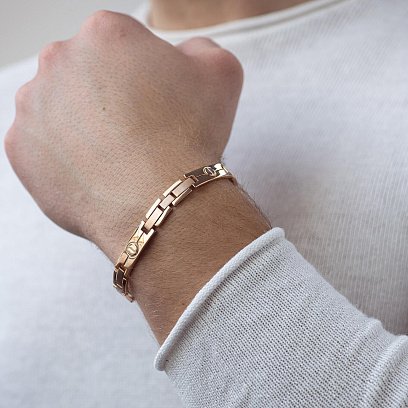 Мужской золотой браслет б05575 №2