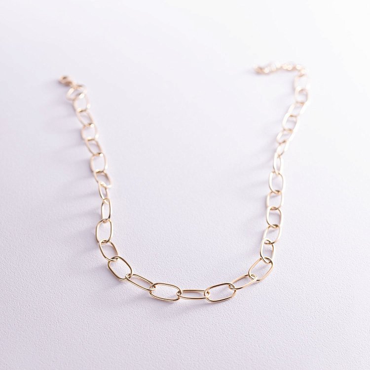 Колье "Свобода" в желтом золоте кол01702 от ювелирного магазина Оникс - 1