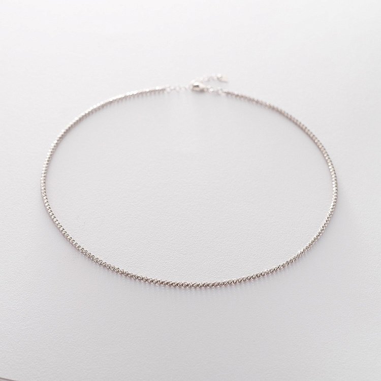 Срібне кольє в стилі мінімалізм 18849 від ювелірного магазину Онікс - 3