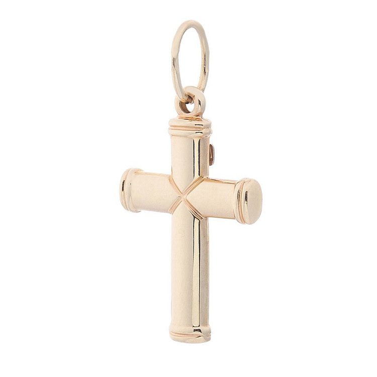 Золотий хрестик з розп'яттям п01991 від ювелірного магазину Онікс - 1