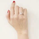 Помолвочное кольцо (фианит) 11927 от ювелирного магазина Оникс - 3
