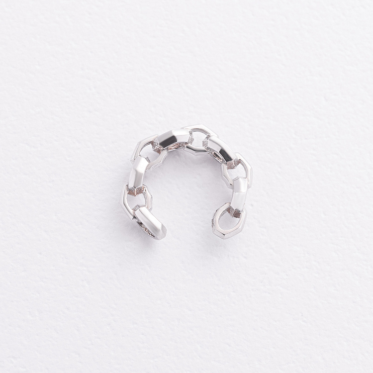 Срібна каффа "Ланцюжок" 7342 від ювелірного магазину Онікс - 2