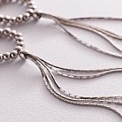 Срібні висячі сережки "Легкість" 123076 от ювелирного магазина Оникс - 2