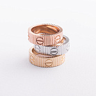 Каблучка "Love" у червоному золоті к08422 от ювелирного магазина Оникс - 8