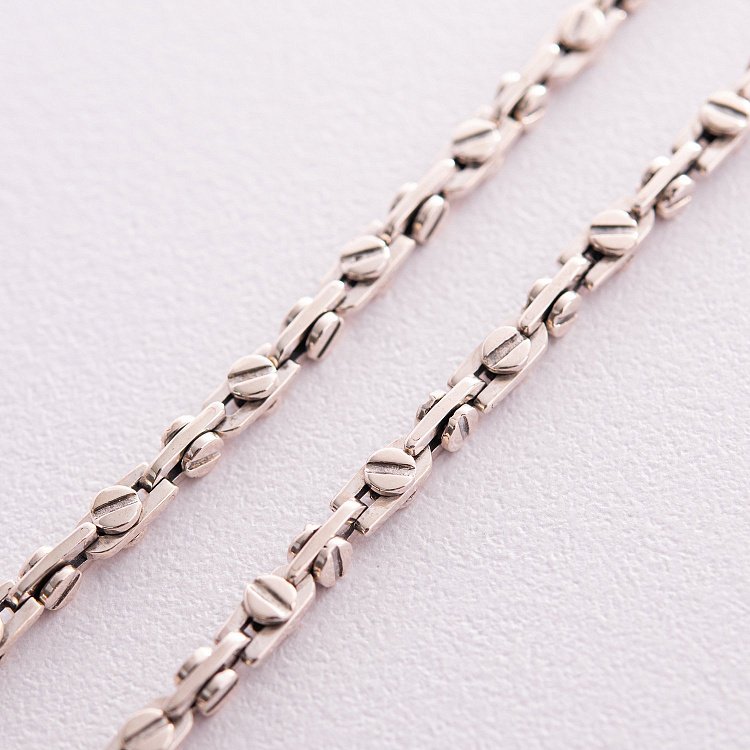 Чоловічий срібний ланцюжок Ц0017ч від ювелірного магазину Онікс - 2