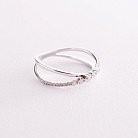 Золотое двойное кольцо (бриллианты) кб0161са от ювелирного магазина Оникс - 2