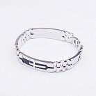 Золотой браслет с ониксом б03829 от ювелирного магазина Оникс