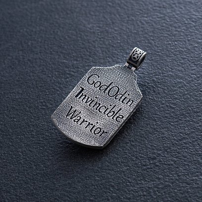 Срібний кулон "Бог Одін" 291 №5