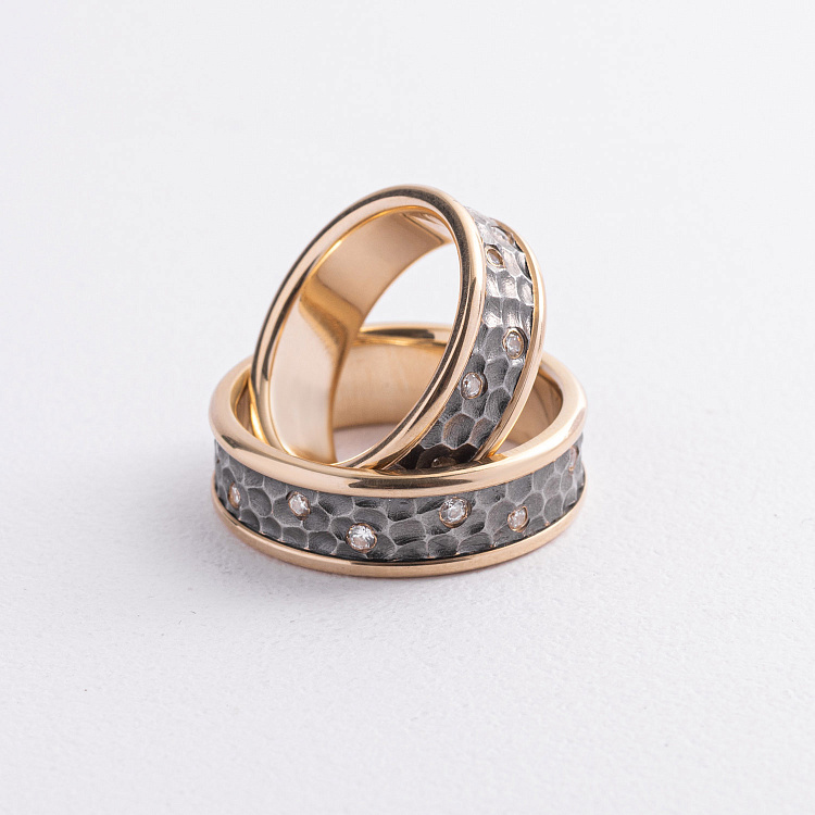 Обручальное золотое кольцо обр00198 от ювелирного магазина Оникс - 6