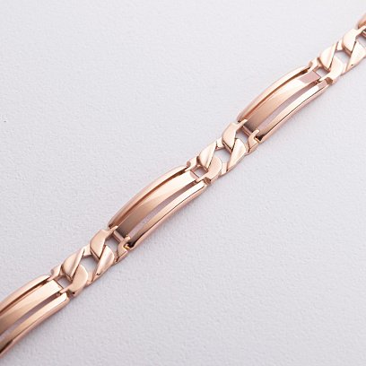 Чоловічий золотий браслет б05579 №3