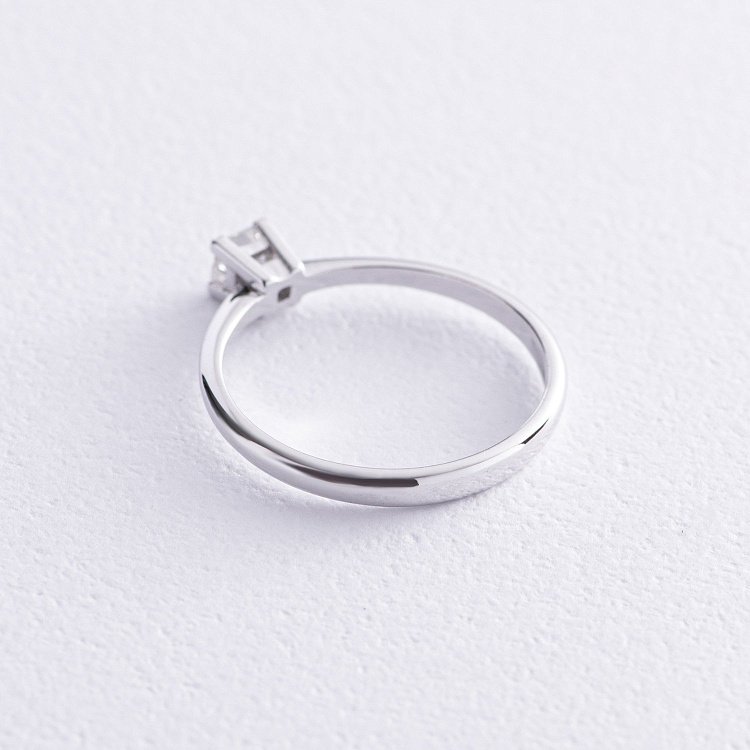 Помолвочное золотое кольцо с бриллиантом 225811121 от ювелирного магазина Оникс - 4