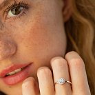 Золотое кольцо с бриллиантами 235481121 от ювелирного магазина Оникс - 3