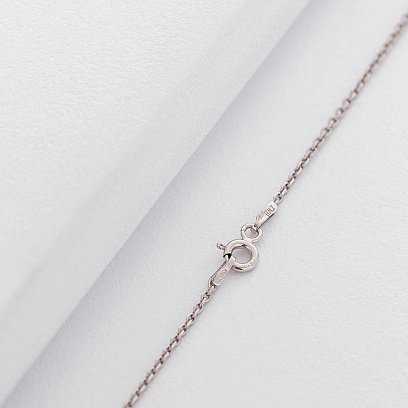 Серебряное колье с сердечком 18704 №5