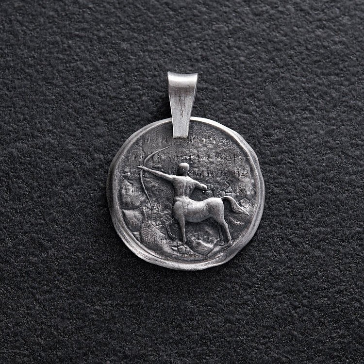 Серебряный кулон "Знак зодиака Стрелец" 133221стрілець от ювелирного магазина Оникс