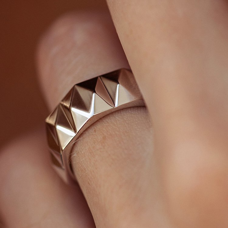 Каблучка "Veronica" у білому золоті к07520 від ювелірного магазину Онікс - 11